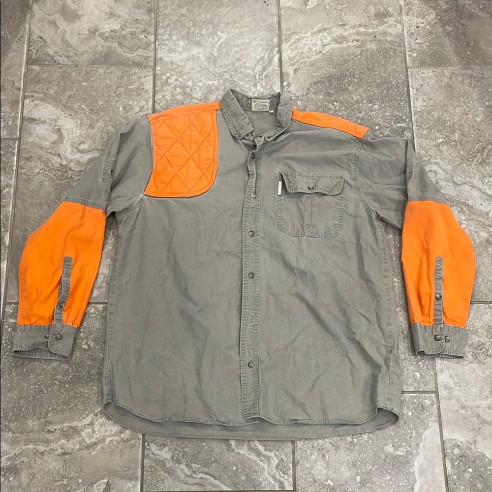 TAG Safari Travel‎ Clothing Men's Long Sleeve Hunting L Shirt Shooting Pad